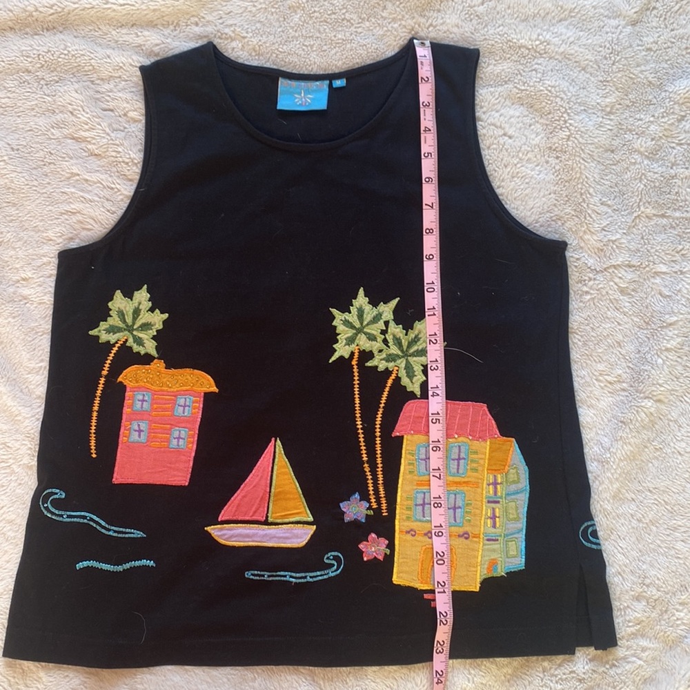 Embroidered Beach Tank - Picture 4 of 5